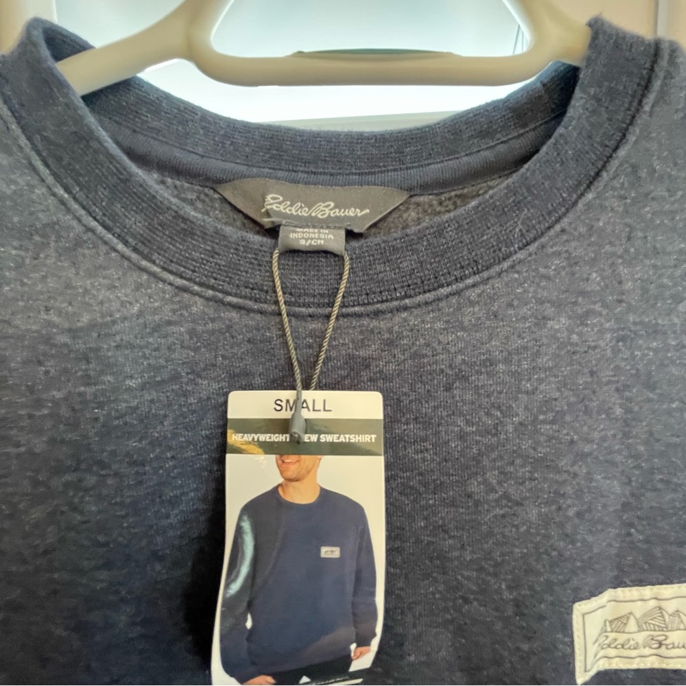 Eddie Bauer Men's blue Sweatshirt - Picture 2 of 7